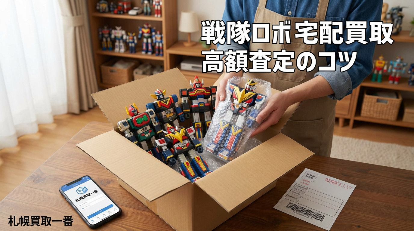 戦隊ロボの玩具を高く売るなら
