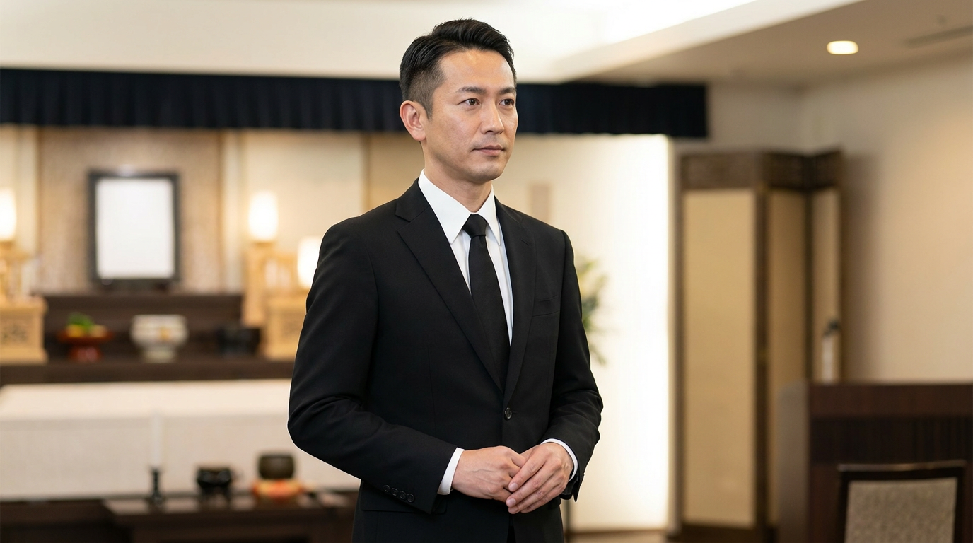 2. 男性別に見るお通夜・お葬式の服装マナーと身だしなみ