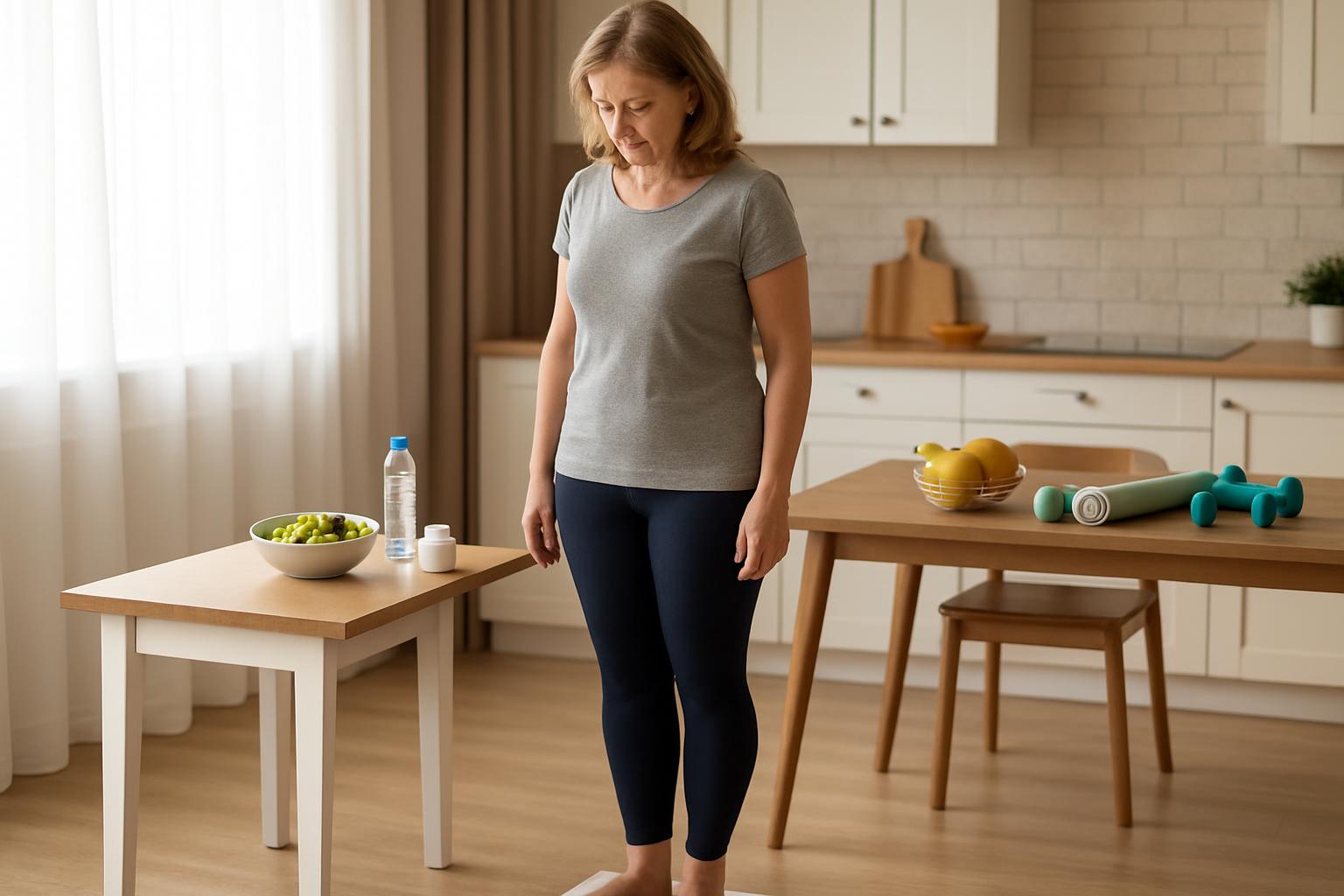 更年期のダイエットに悩む女性