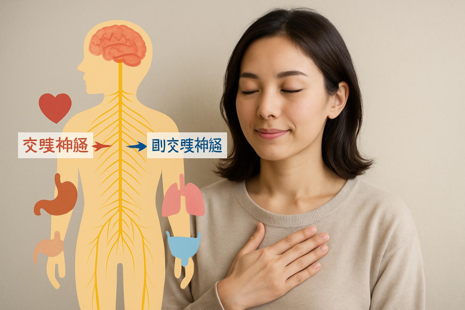 自律神経を整える女性