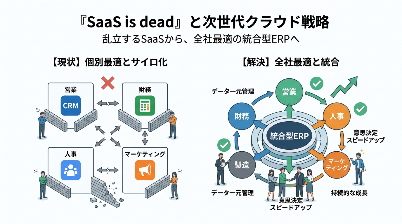 「saas is dead」は本当か？次世代クラウドビジネスの生存戦略
