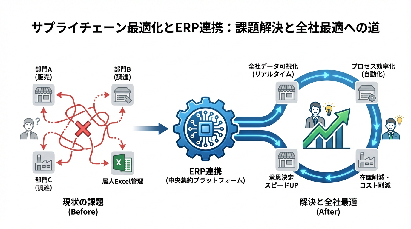 【図解】サプライチェーンマネジメント（SCM）導入企業の成功事例5選と基礎知識