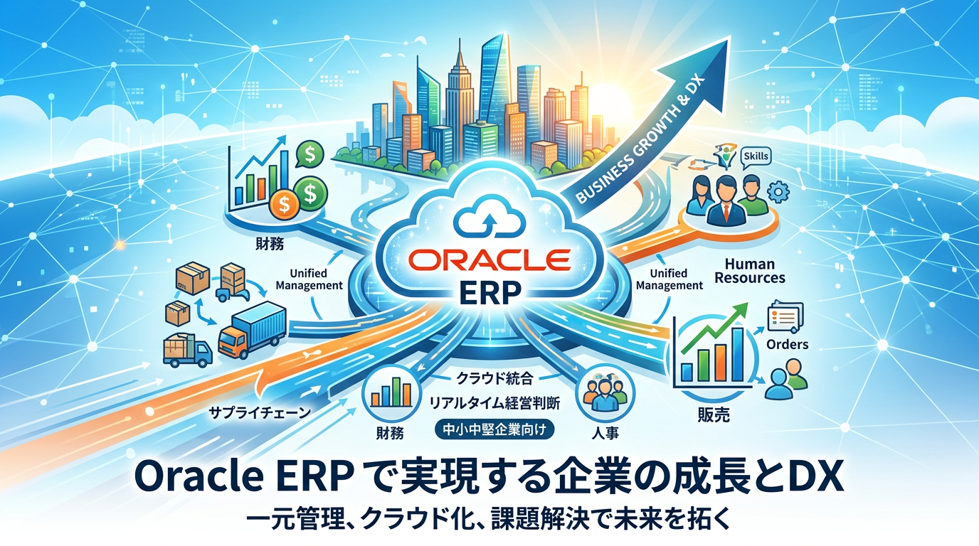 Oracle ERPとは？導入メリットと失敗しない選び方を徹底解説
