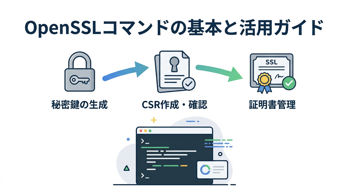 OpenSSLコマンドの使い方を徹底解説！初心者でも迷わない実践例を解説