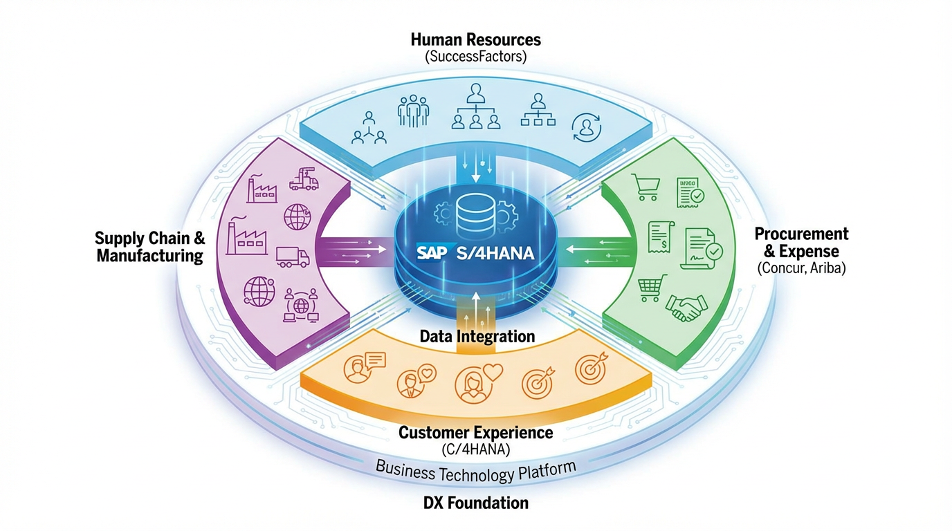SAP製品群を完全網羅！S/4HANAからクラウドまで機能と特徴を徹底解説