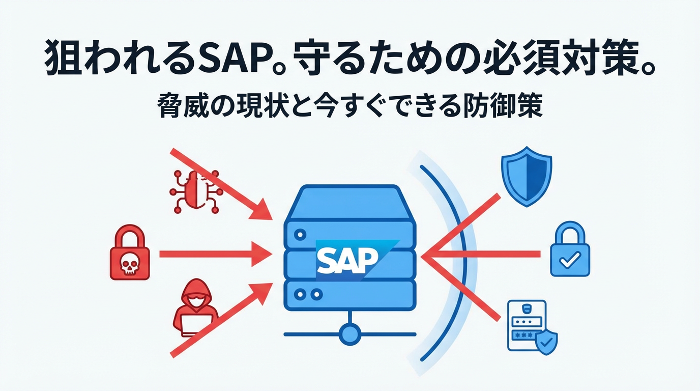 SAPへのサイバー攻撃リスクと企業が講じるべきセキュリティ対策