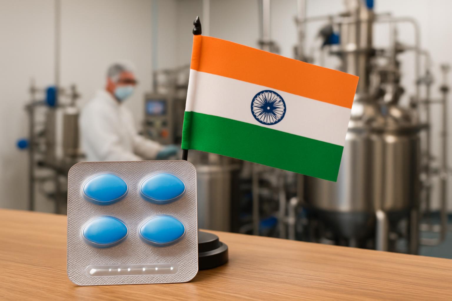 バイアグラジェネリックはインドの製薬会社で製造